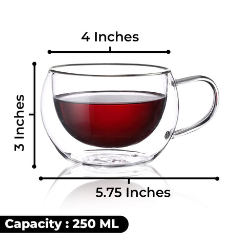 Double Wall Round Shape Coffee Mug