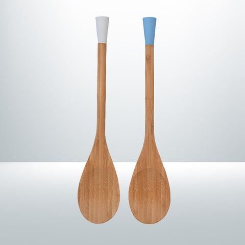 Silicone Serving Spoon Bamboo Wood