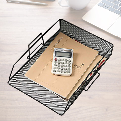 File Rack Tray  & Jet Black News Paper