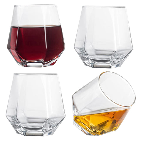 6Pcs Diamond Shaped Glass Set