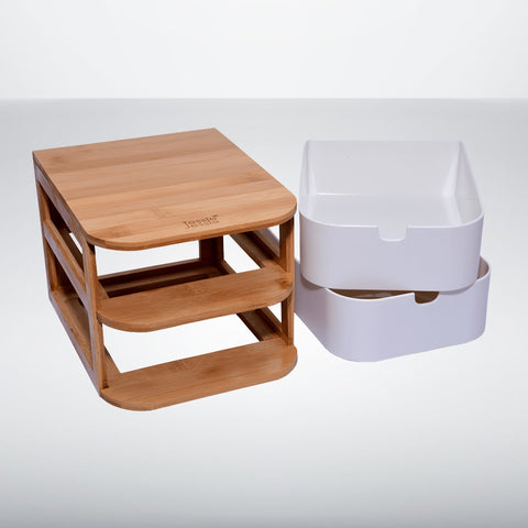 Bamboo Wood Storage Box Tessie And Jessie