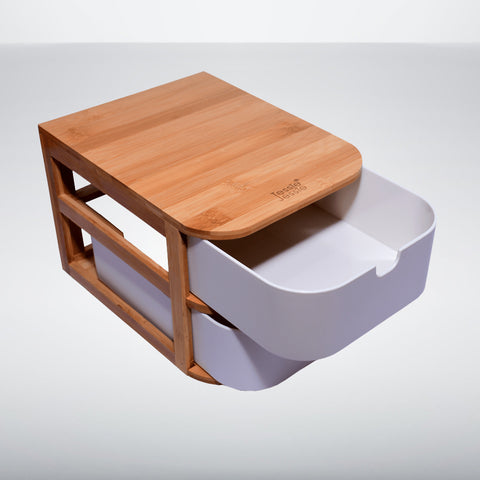 Bamboo Wood Storage Box Tessie And Jessie