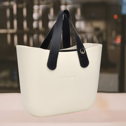 White Silicone Tote Ladies Bag