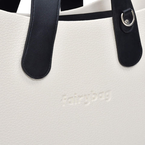 White Silicone Tote Ladies Bag