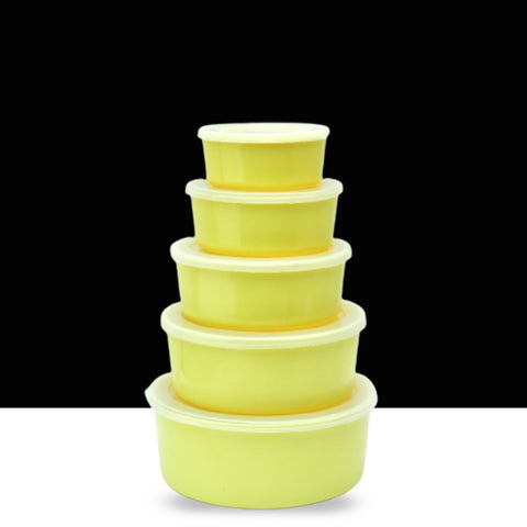 5Pcs Matte Melamine Multipurpose Bowls