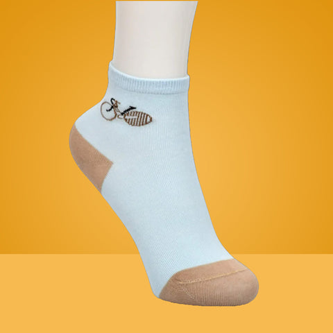 5Pcs Bicycle Ankle Kids Socks
