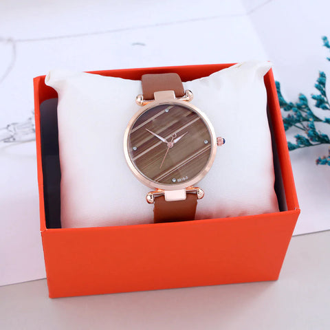 Light Brown Ladies Watch