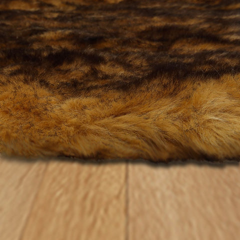 Tiger Print Indoor Shaggy Carpet