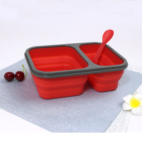 Medium Lunch Box- Silicon Foldable