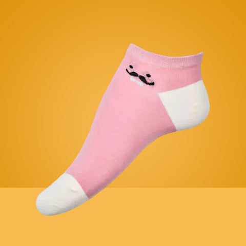 5 Packs Premium Multi Color Cotton Liner Extra Cut No Show Socks