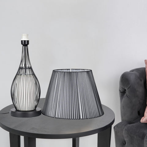 Modern Black Net Table Lamp