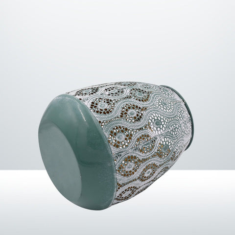 Metallic Vase Candle Holder