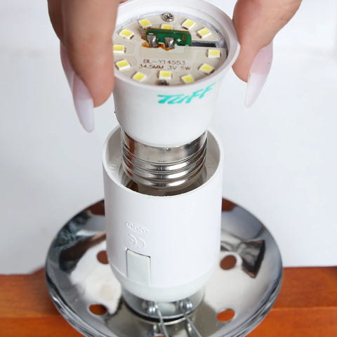 Globe Style Table Lamp Traditional Wood Base