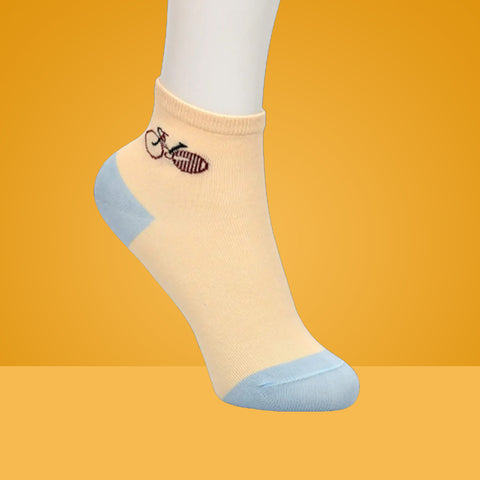 5Pcs Bicycle Ankle Kids Socks