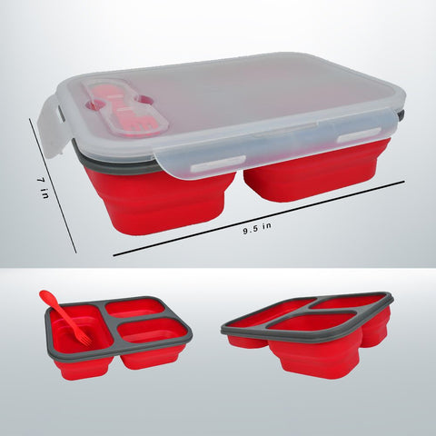 Large Lunch Box- Silicon Foldable