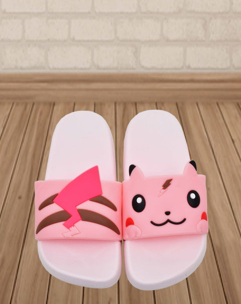 Pikachu Character Kids Slippers