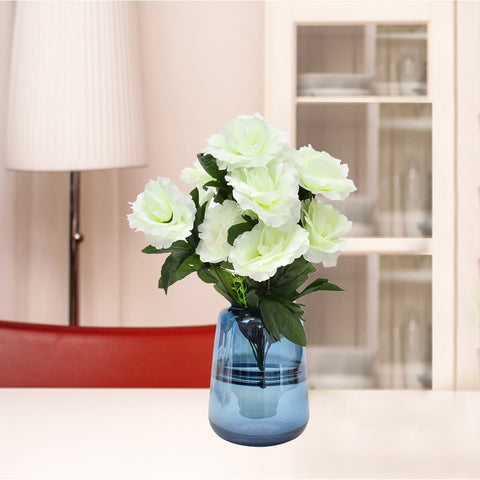 Blue Elegant Arctic Glass Vase