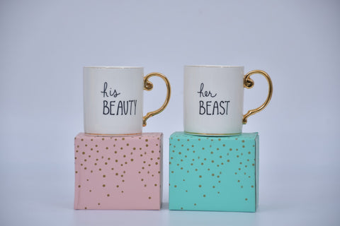 His Beauty And Her Beast Paired Mugs