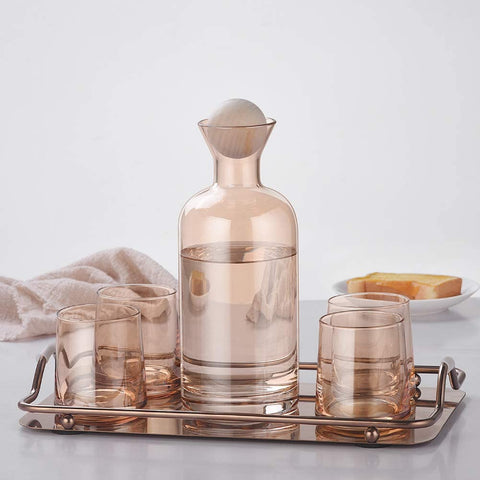 7Pcs Bronze Water Set