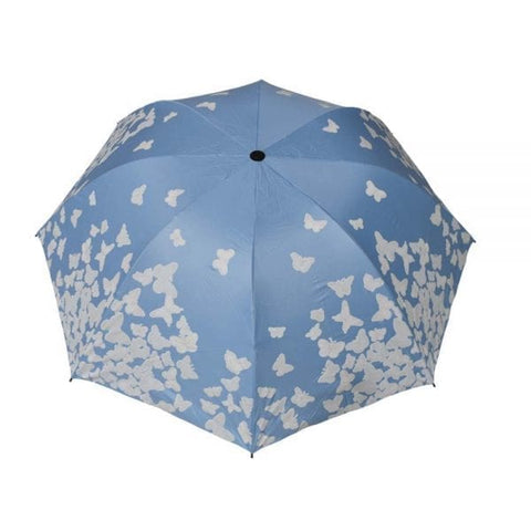 Blue Water Rain Induced Color Changing Umbrella