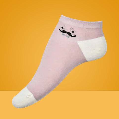 5 Packs Premium Multi Color Cotton Liner Extra Cut No Show Socks