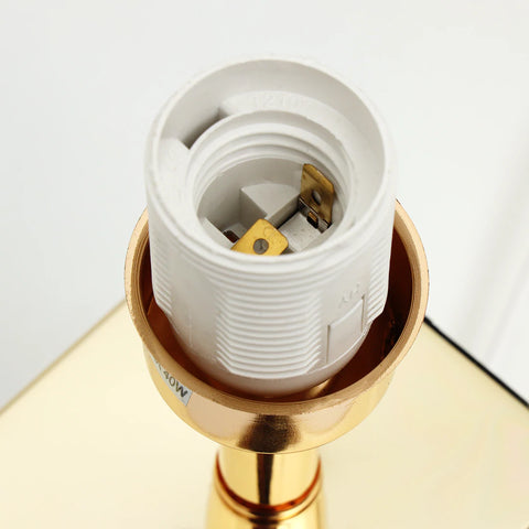 Mid Century Geometric Cut Out Table Lamp