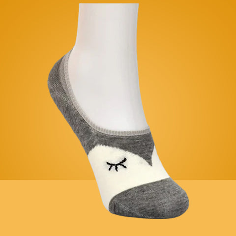 5 Packs Yeux Icon Premium Cotton No Show Ankle Socks