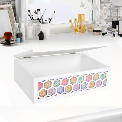 Mosaic Pattern Makeup Organizer