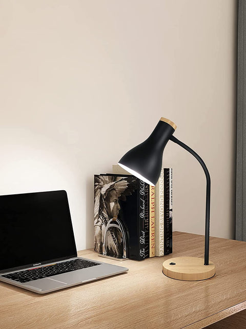 Eye Protection Study Lamp Solid Wood Base