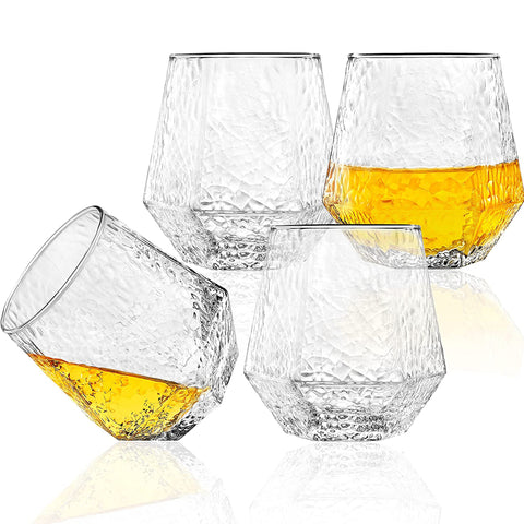 6pcs White Sapphire Glass Set