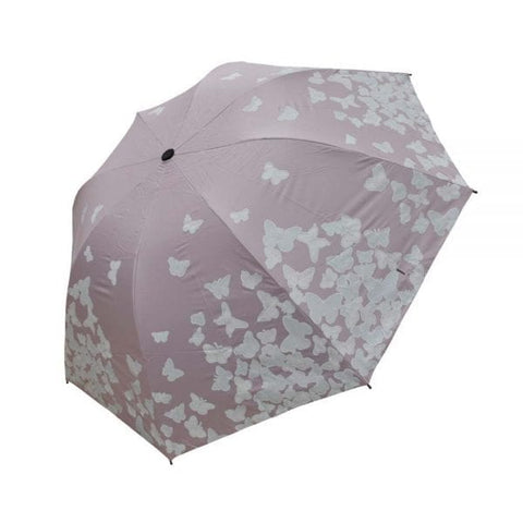 Pink Water Rain Induced Color Changing Umbrella