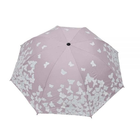 Pink Water Rain Induced Color Changing Umbrella