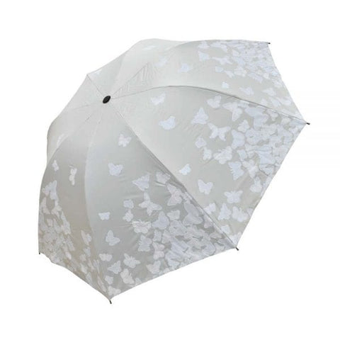 Cream Light Induced Color Changing Umbrella