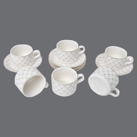 12Pcs Diamond Tea Set