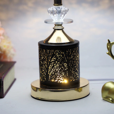 Mid Century Geometric Cut Out Table Lamp