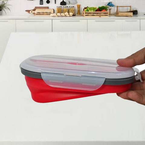 Small Lunch Box- Silicon Foldable