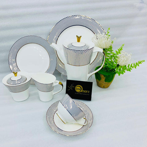 24Pcs Royal Bone China Tea Set