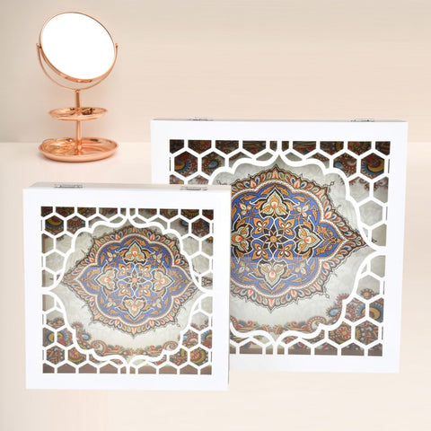 Abrash Pattern Makeup Organizer