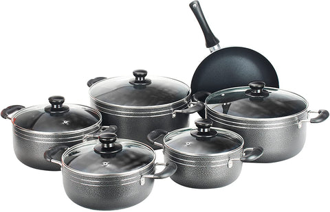 11Pcs Aluminium Alloyed Non Stick Cookware Set