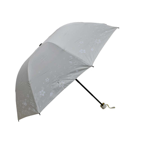 Light Grey Water Induced Color Changing Umbrella