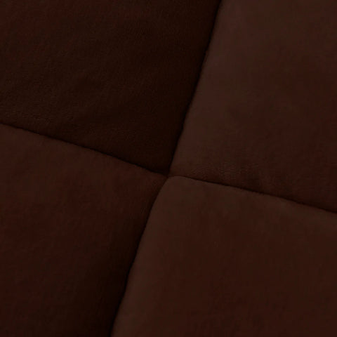 Coffee Quilted Fleece Sherpa Comforter