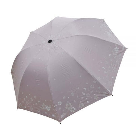 Light Pink Rain Water Induced Color Changing Umbrella
