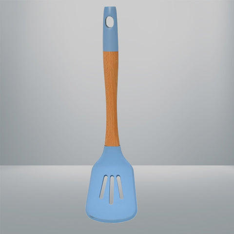 Bamboo Wood Silicone Turning Spatula