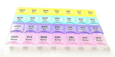 7 Days Tablet Pill Box Holder