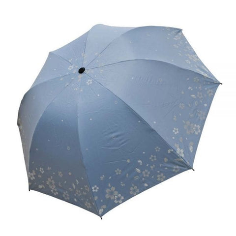 Light Blue Water Induced Color Changing Umbrella