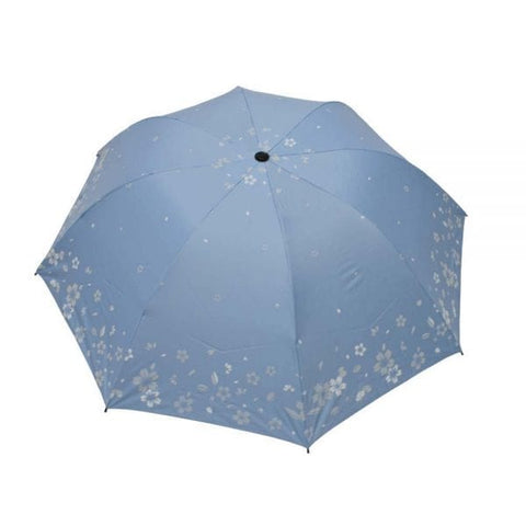 Light Blue Water Induced Color Changing Umbrella