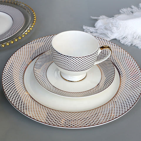 24Pcs Royal Bone China Tea Set