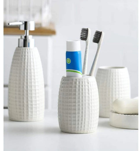 4Pcs Emerald Green Monica Bath Set