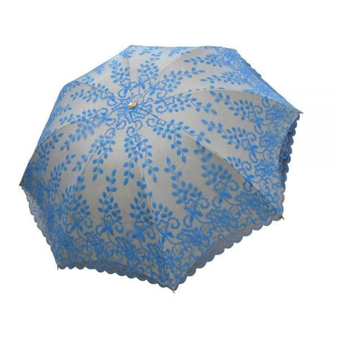 Embroidery Blue Umbrella