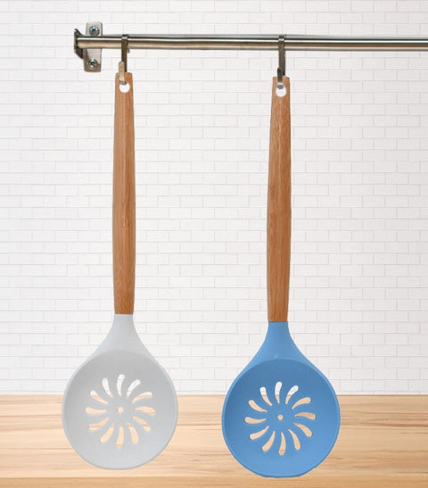 Silicon Oil Brush Bamboo Wood